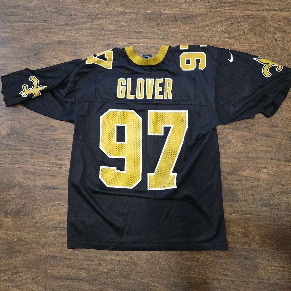 Vintage La'Roi Glover New Orleans Saints Nike Jersey Mens Large NFL Football